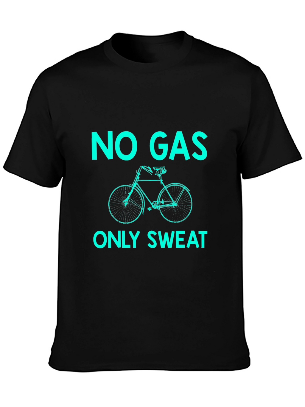 No Gas Only Sweat Black T-Shirt