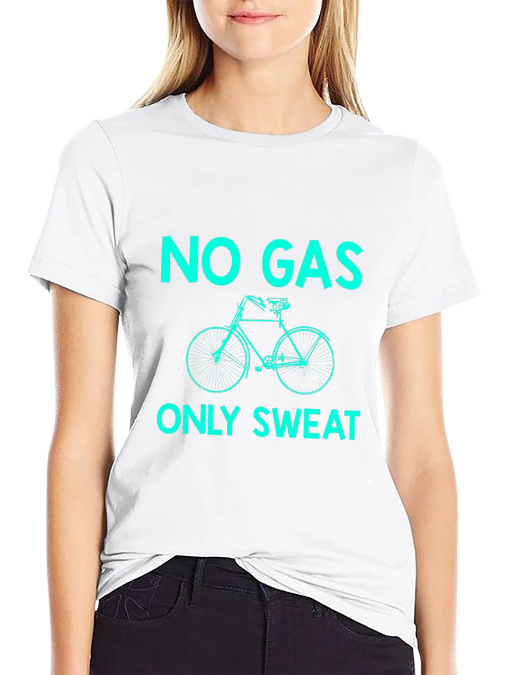 No Gas Only Sweat Black T-Shirt