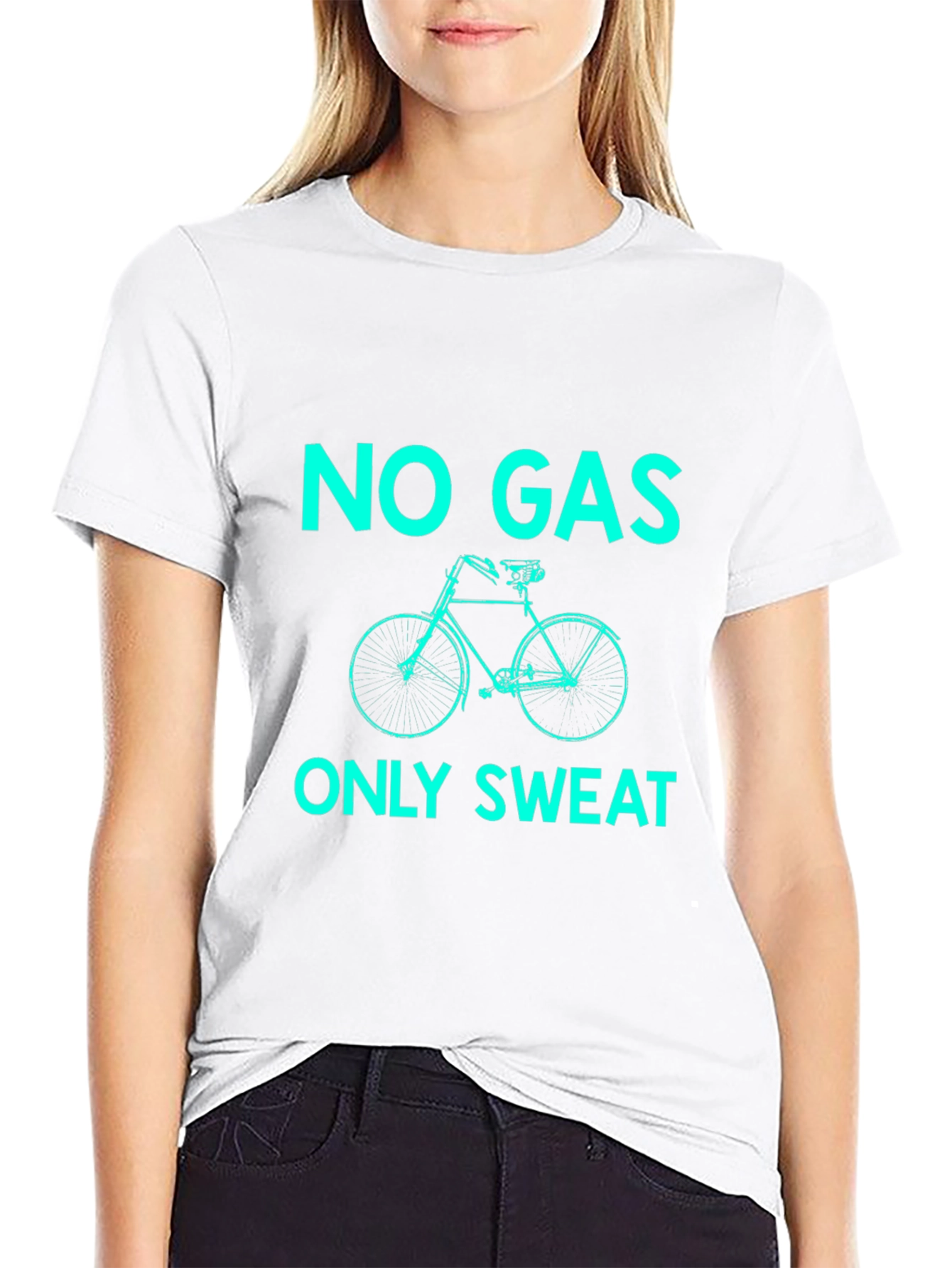 No Gas Only Sweat Black T-Shirt