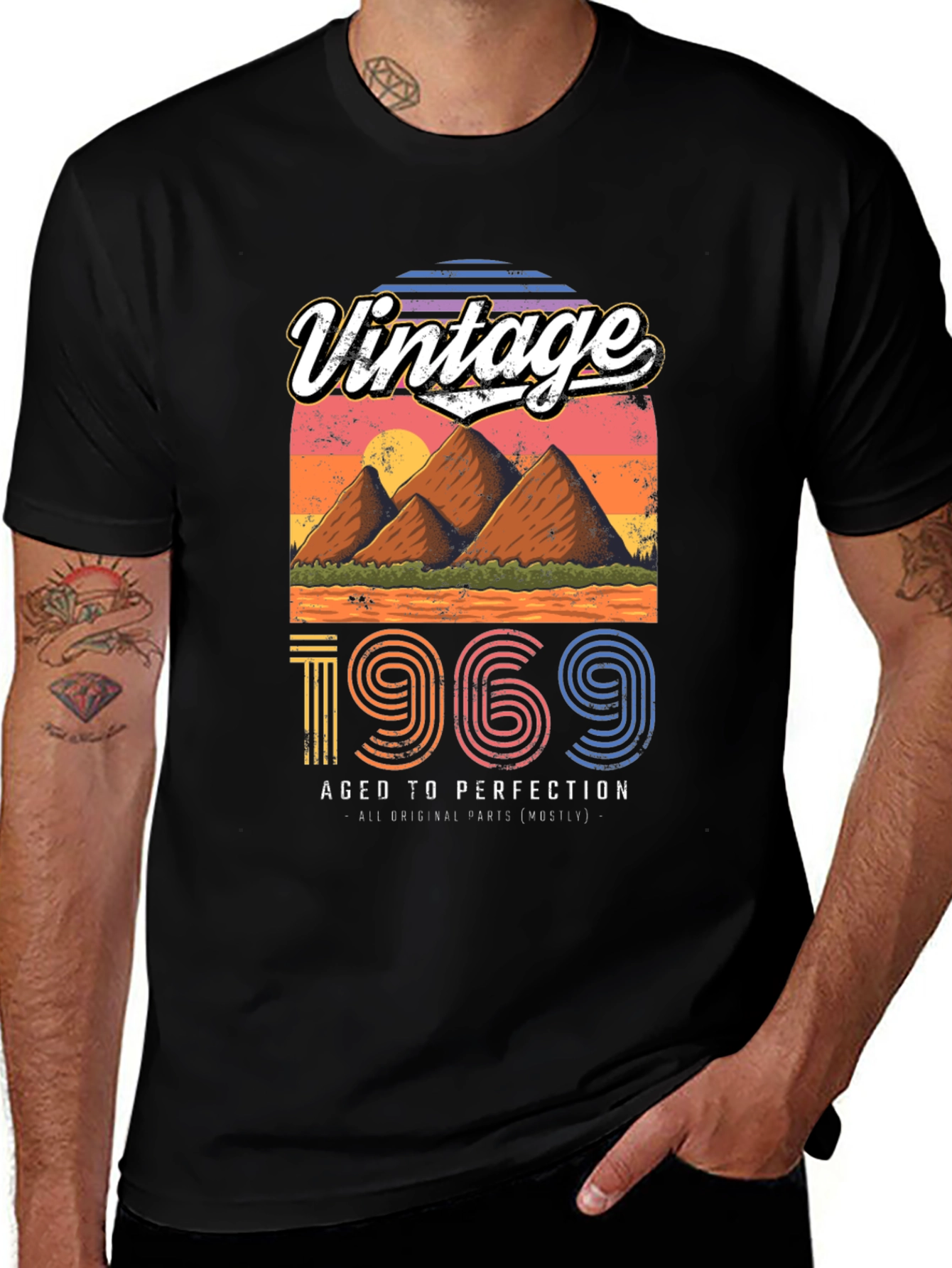 Vintage 1969 Aged To Perfection T-Shirt
