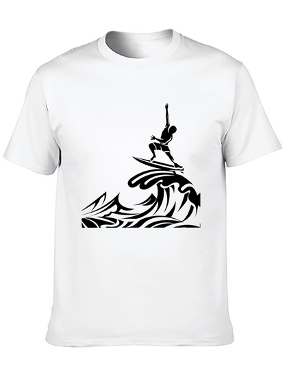 Black Surfer Graphic Tee