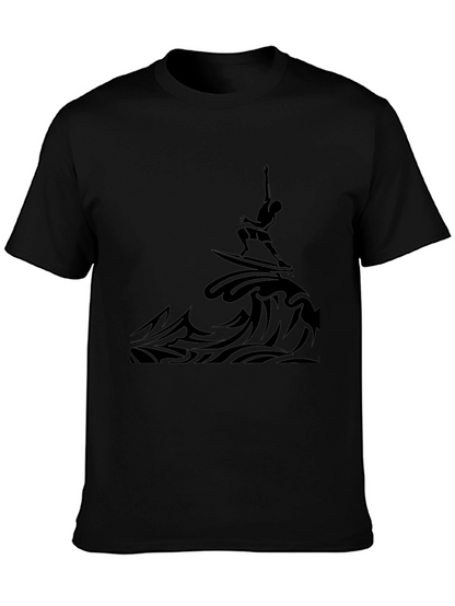 Black Surfer Graphic Tee