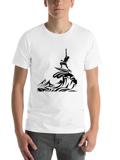 Black Surfer Graphic Tee