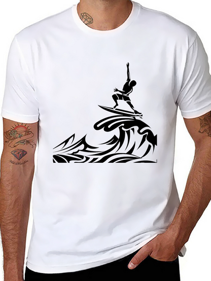 Black Surfer Graphic Tee