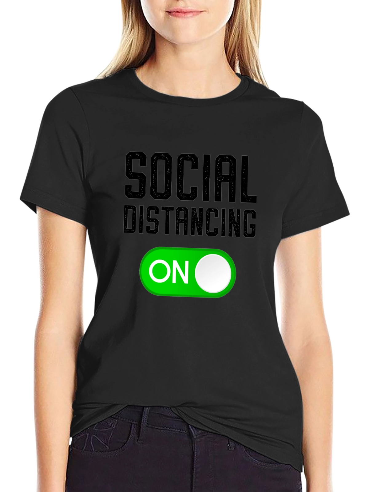 Social Distancing Mode On T-Shirt