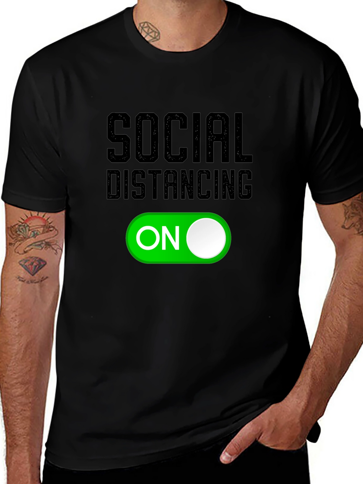 Social Distancing Mode On T-Shirt