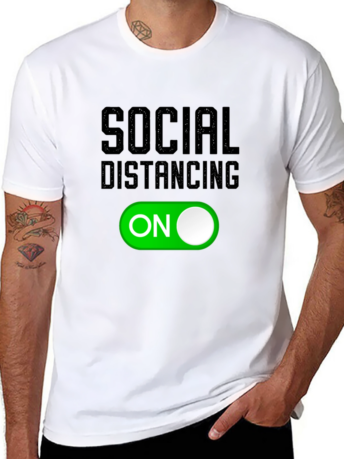 Social Distancing Mode On T-Shirt
