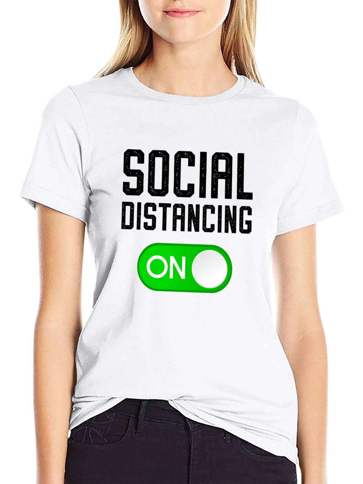 Social Distancing Mode On T-Shirt