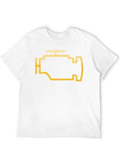 Check Engine Light Graphic Tee - Mechanic Shirt