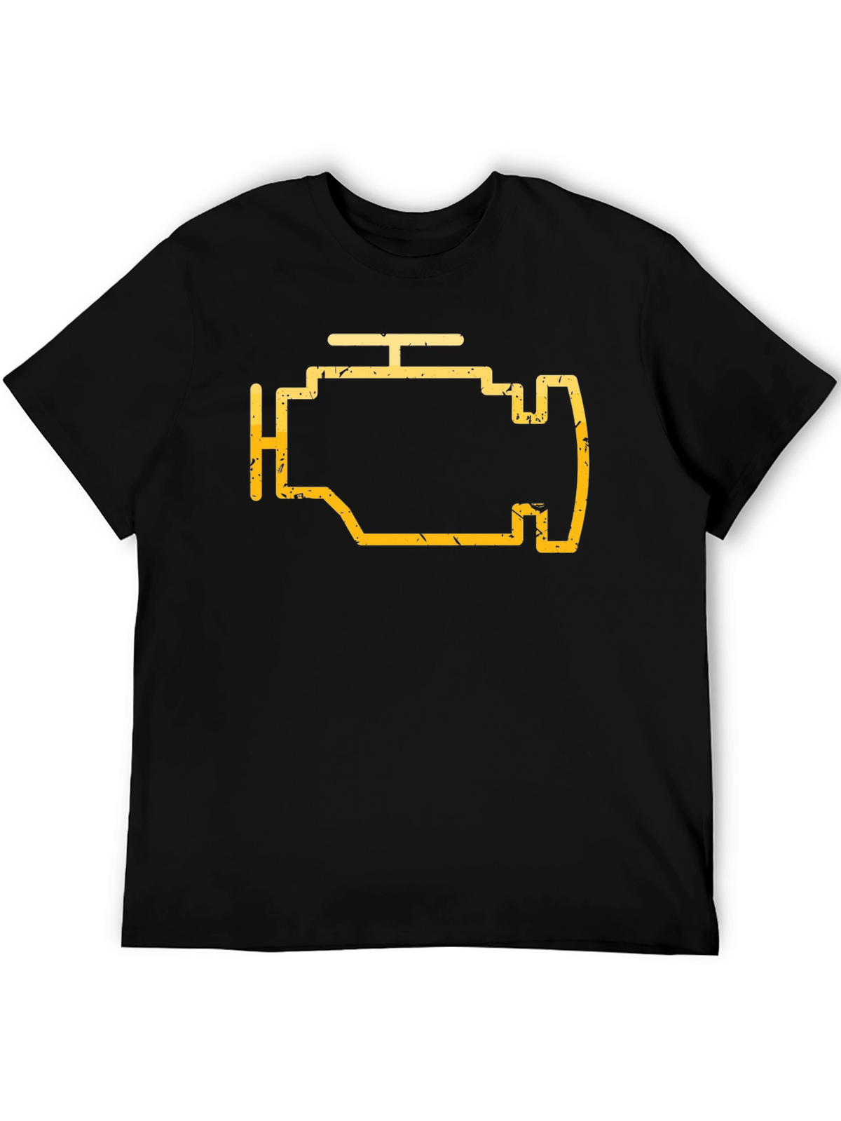 Check Engine Light Graphic Tee - Mechanic Shirt