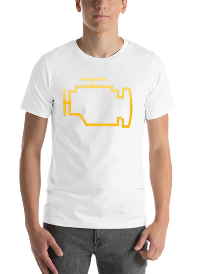 Check Engine Light Graphic Tee - Mechanic Shirt