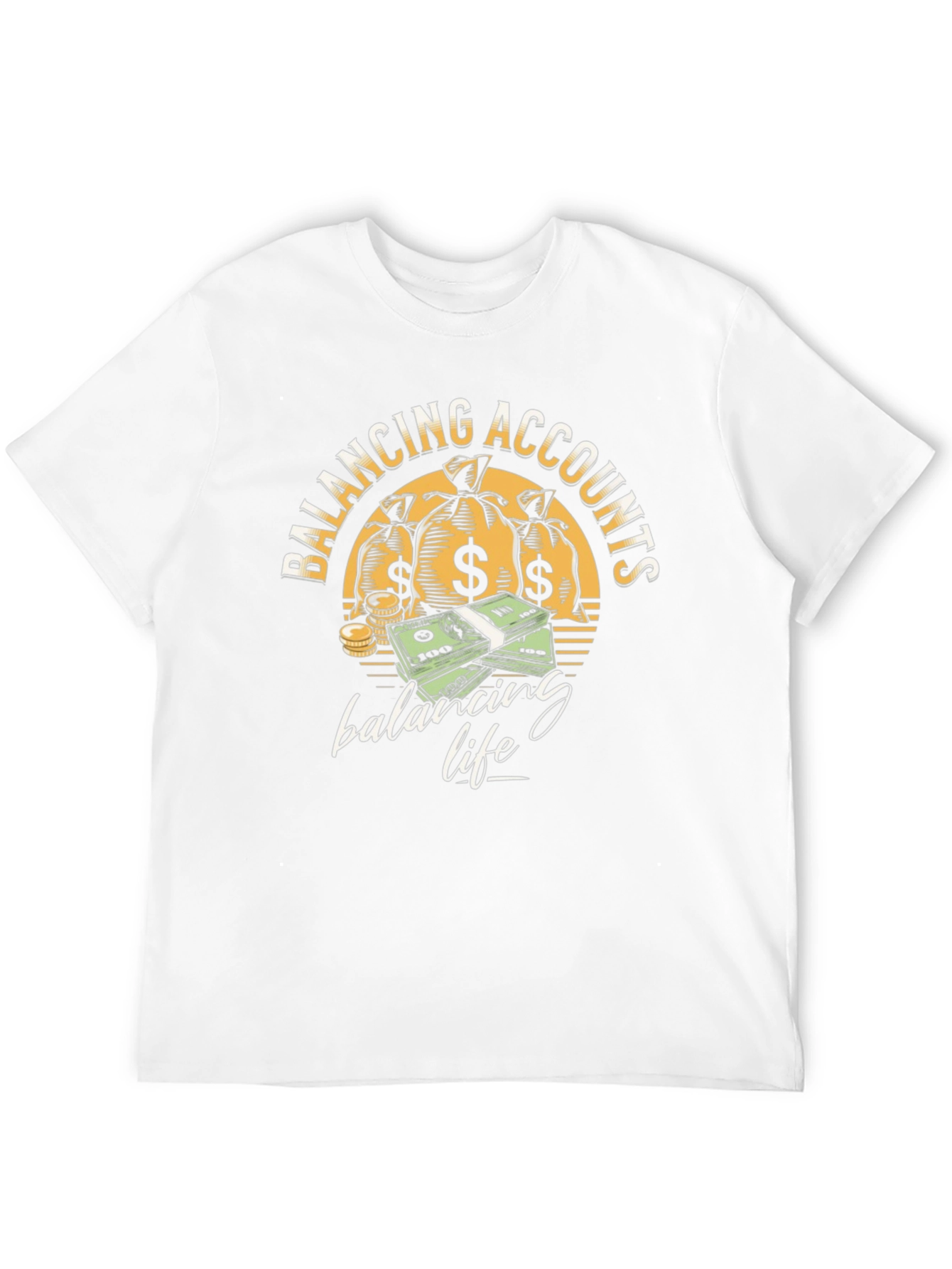 Balancing Accounts T-Shirt - Money Graphic Tee