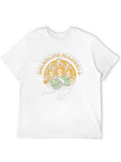 Balancing Accounts T-Shirt - Money Graphic Tee