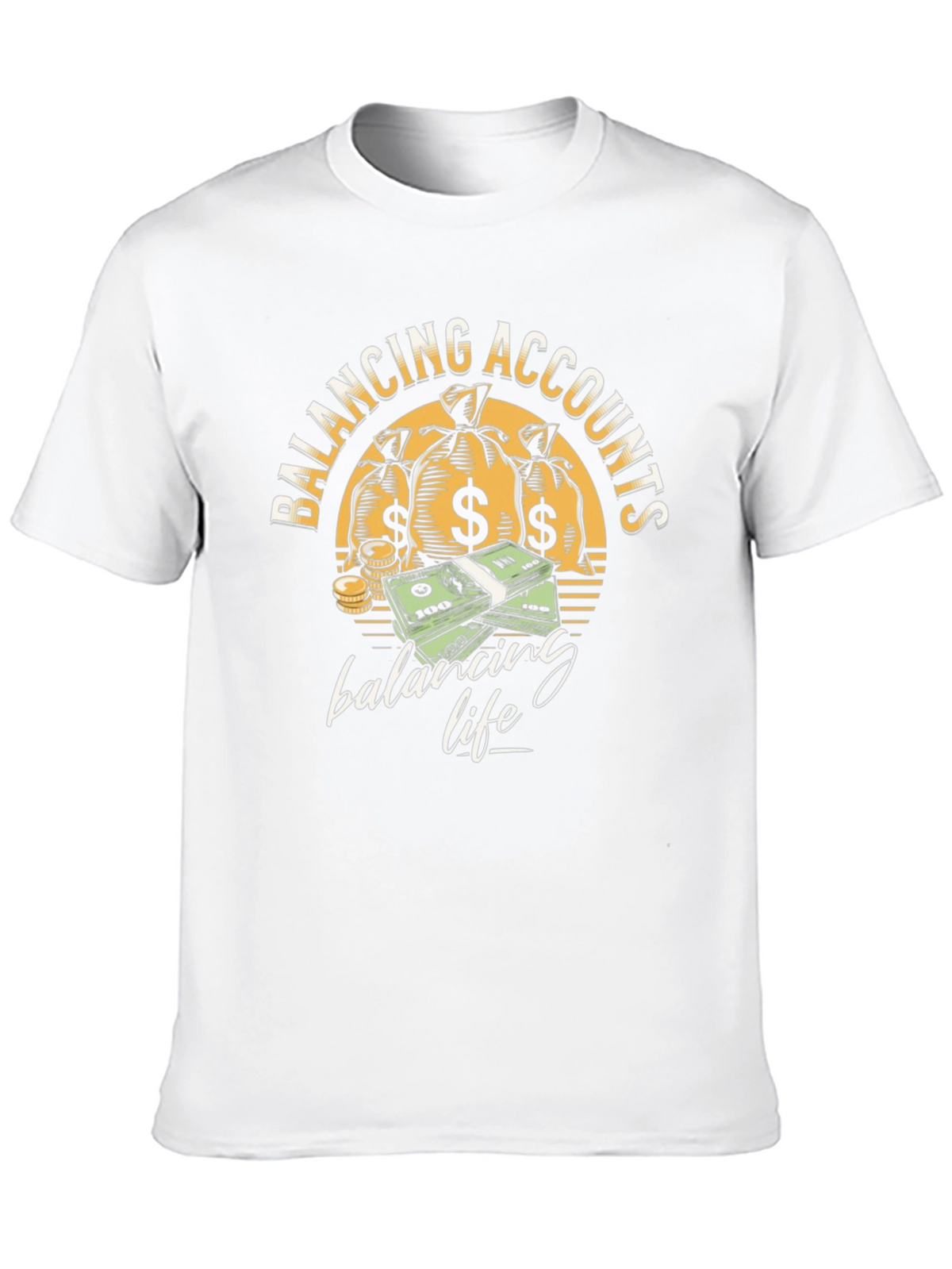 Balancing Accounts T-Shirt - Money Graphic Tee