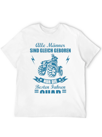 Mens Black T-Shirt with ATV Graphic