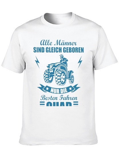 Mens Black T-Shirt with ATV Graphic