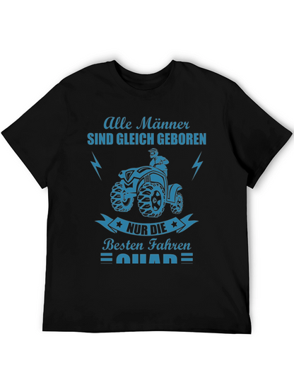 Mens Black T-Shirt with ATV Graphic