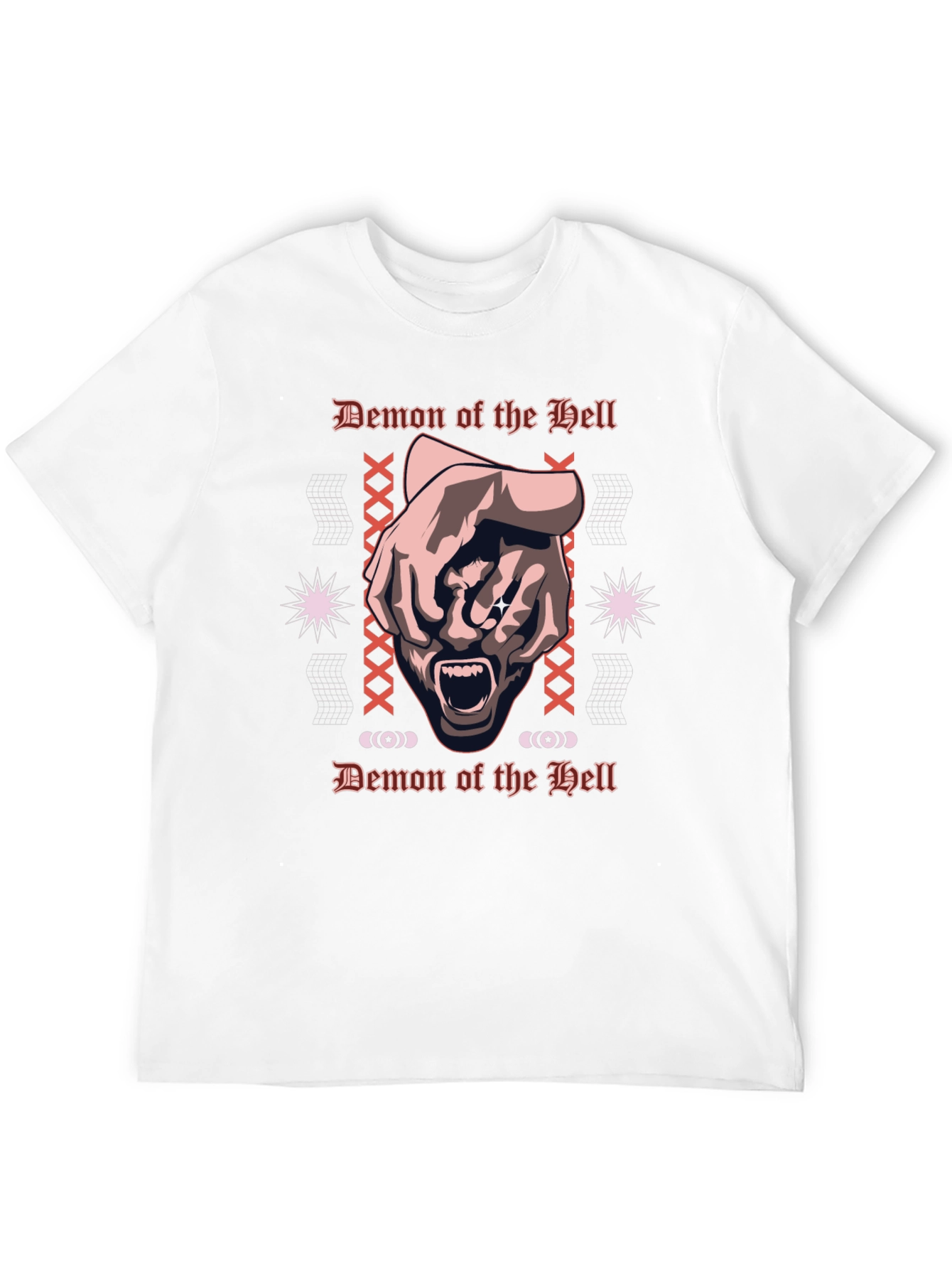Demon of the Hell Graphic Tee - Black