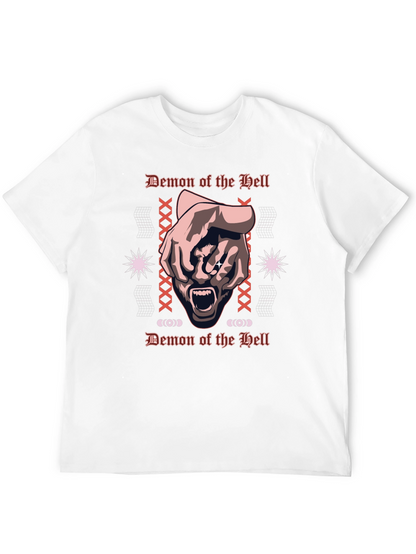 Demon of the Hell Graphic Tee - Black