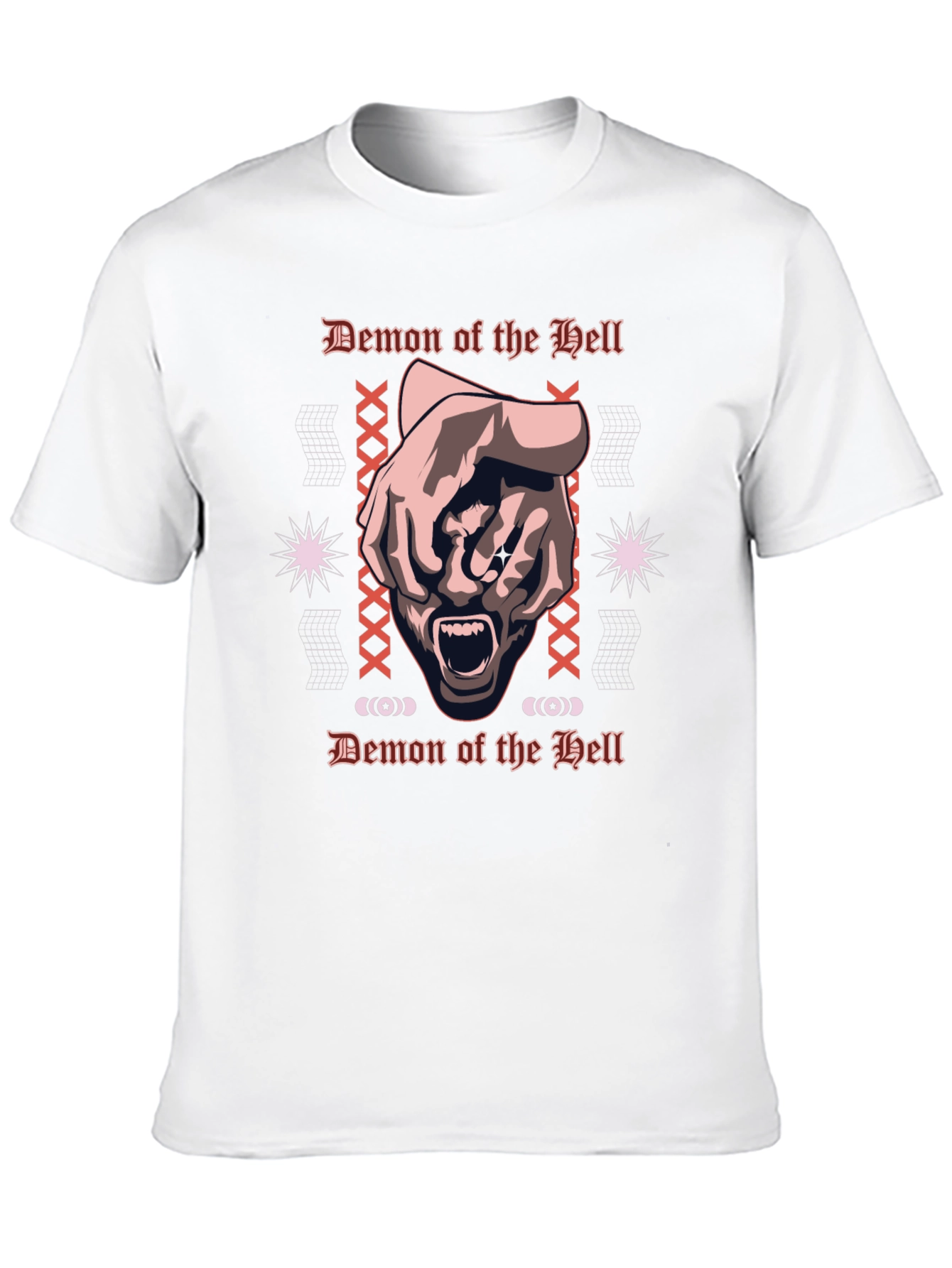 Demon of the Hell Graphic Tee - Black