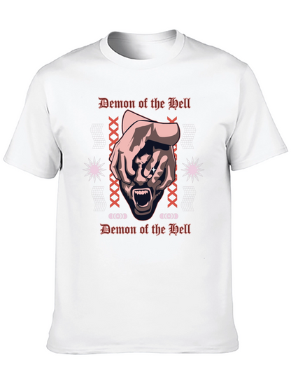 Demon of the Hell Graphic Tee - Black
