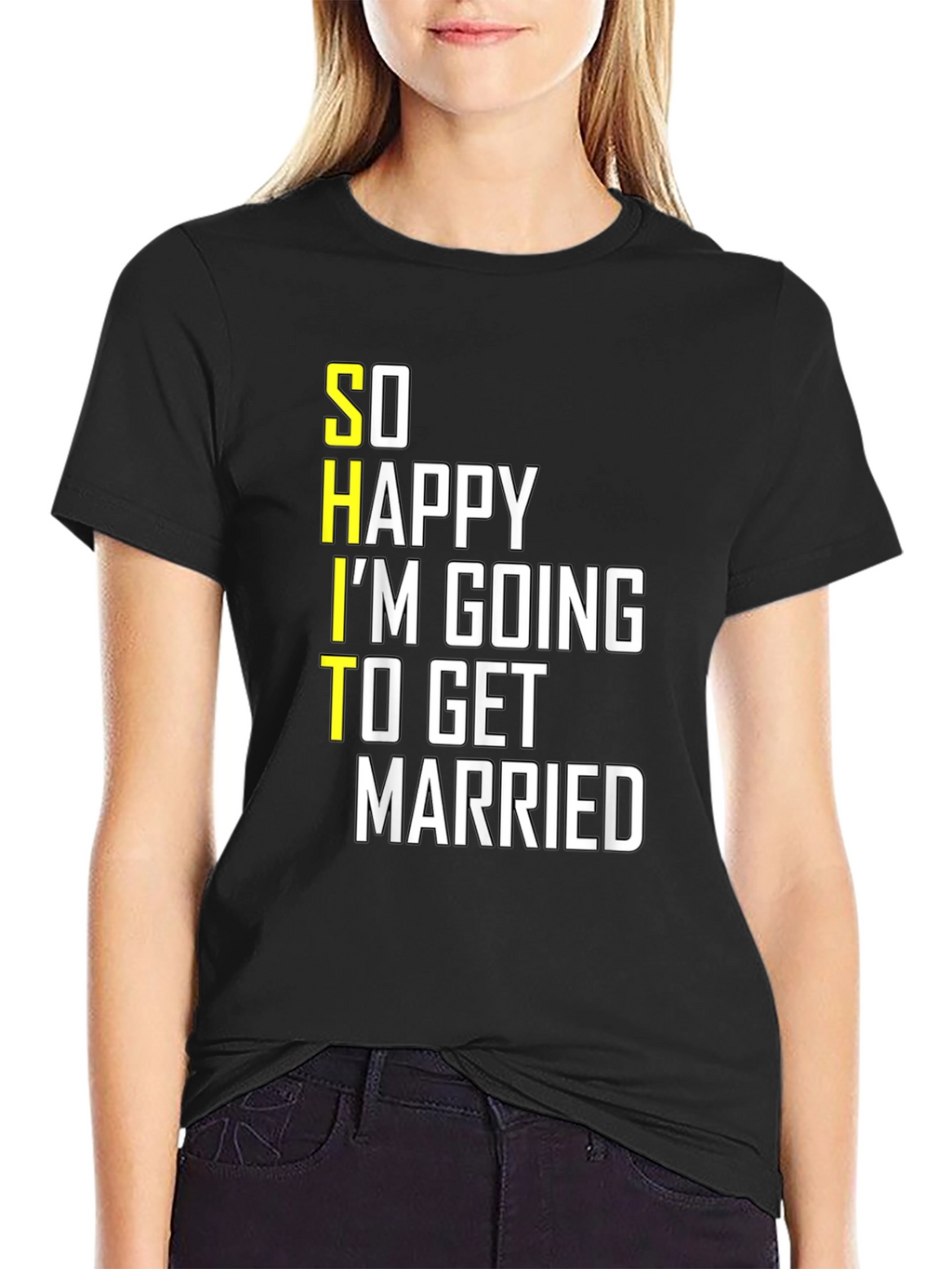 Funny Groom-to-Be T-Shirt: So Happy Im Getting Married
