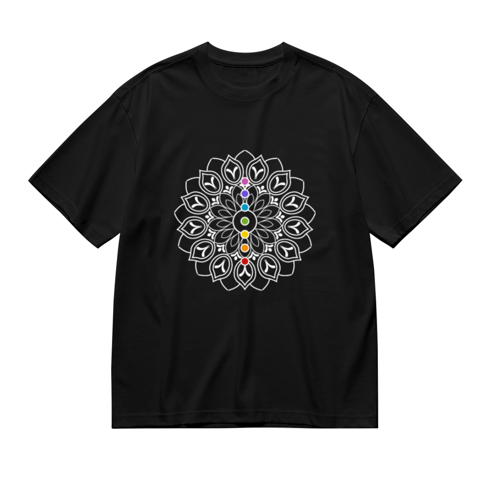 Seven Chakra Mandala Spiritual Yoga Meditation Shirt