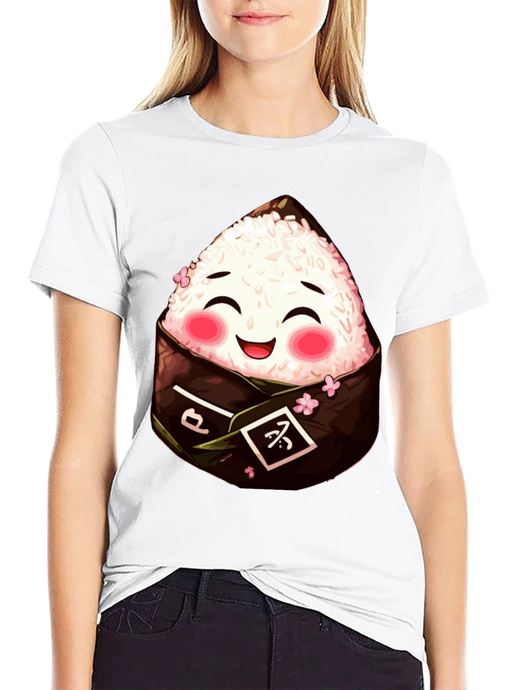 Cute Onigiri T-Shirt - Japanese Rice Ball Tee