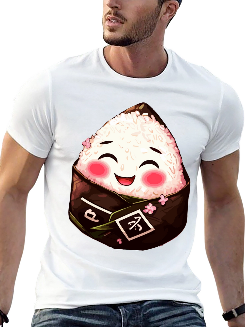 Cute Onigiri T-Shirt - Japanese Rice Ball Tee