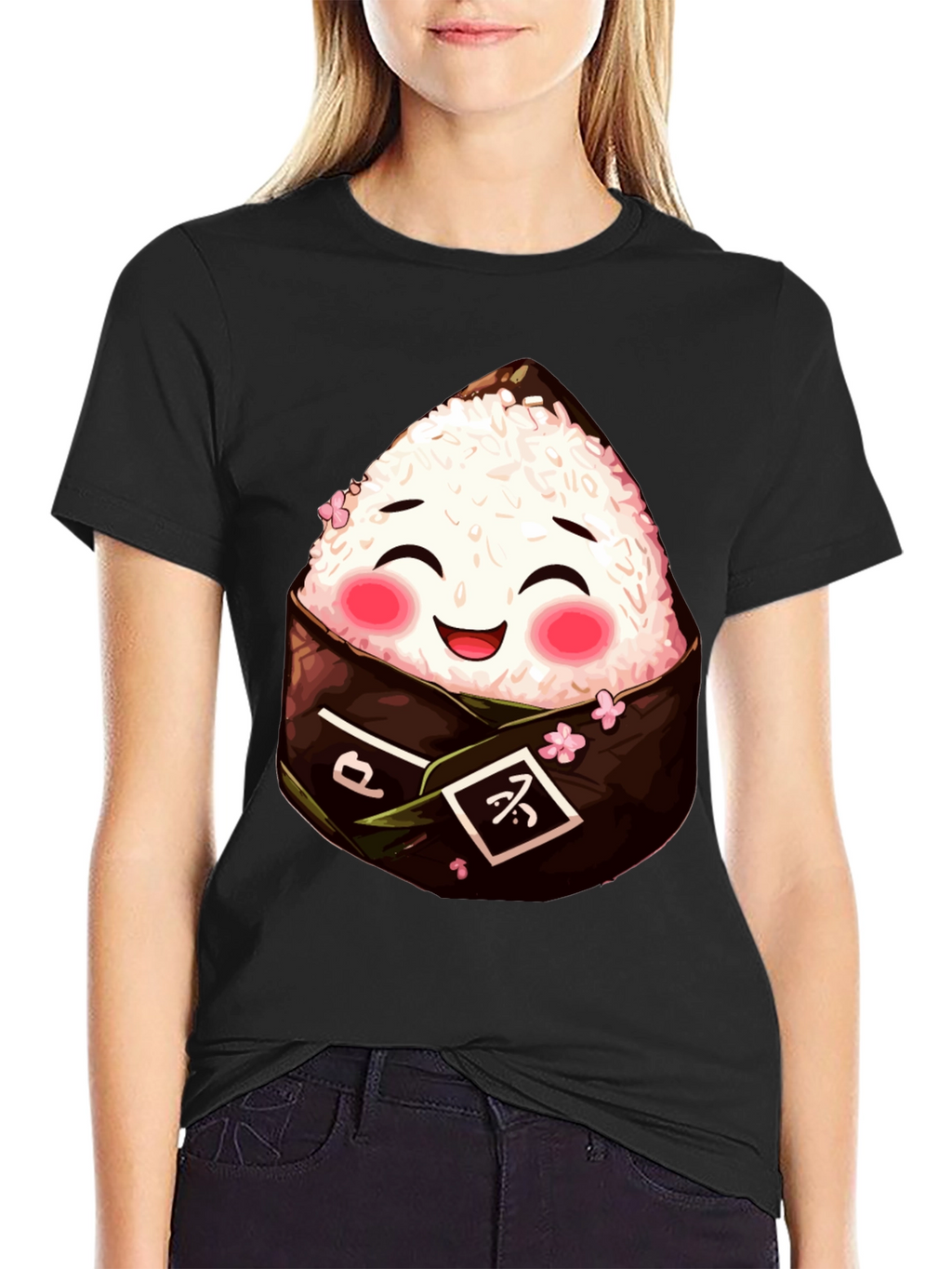 Cute Onigiri T-Shirt - Japanese Rice Ball Tee