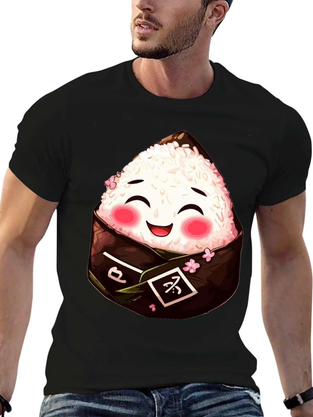 Cute Onigiri T-Shirt - Japanese Rice Ball Tee