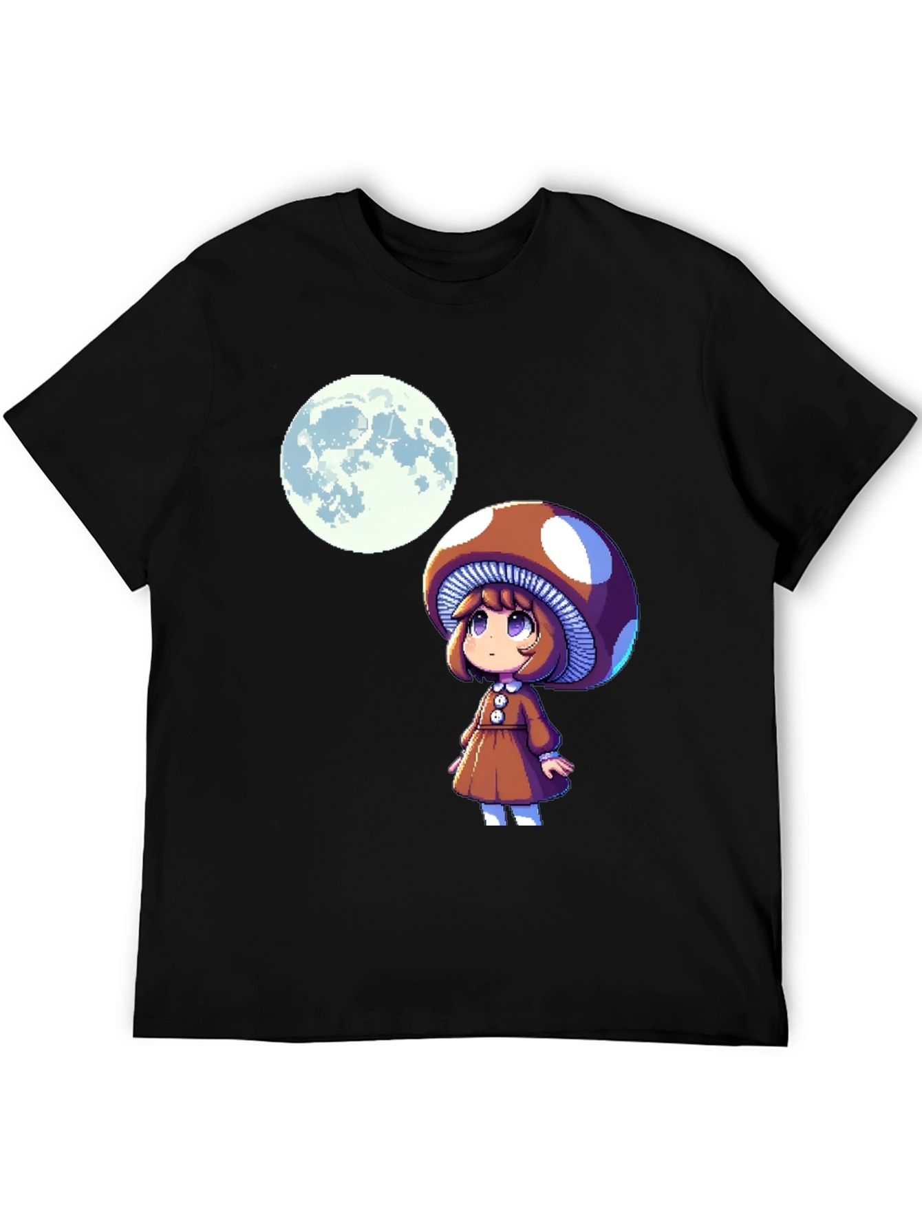 Mushroom Girl T-Shirt - Cute Anime Design