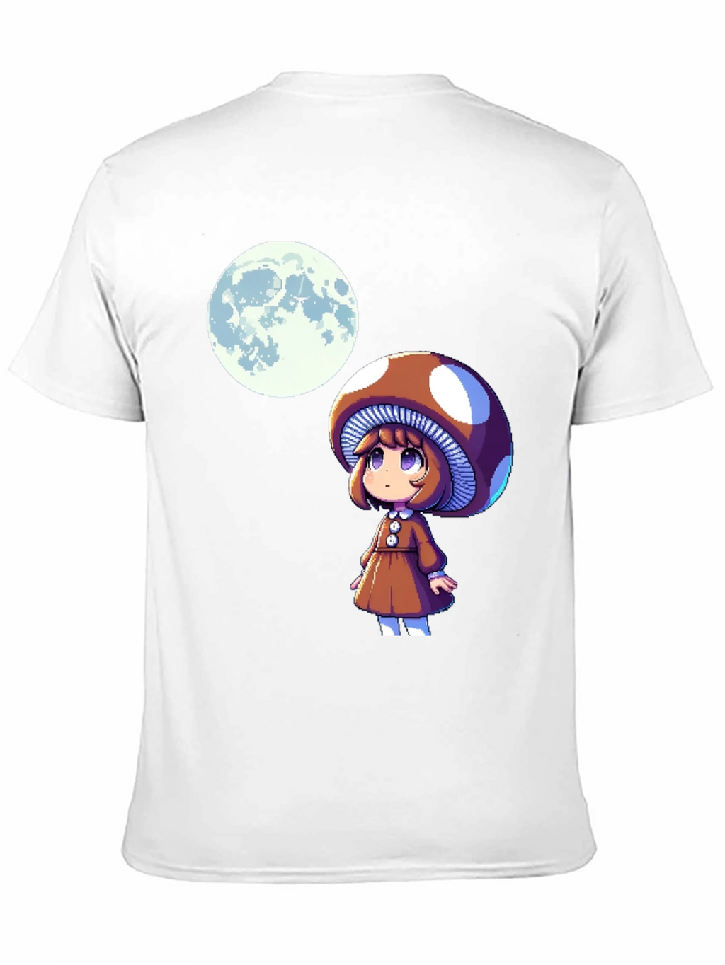 Mushroom Girl T-Shirt - Cute Anime Design