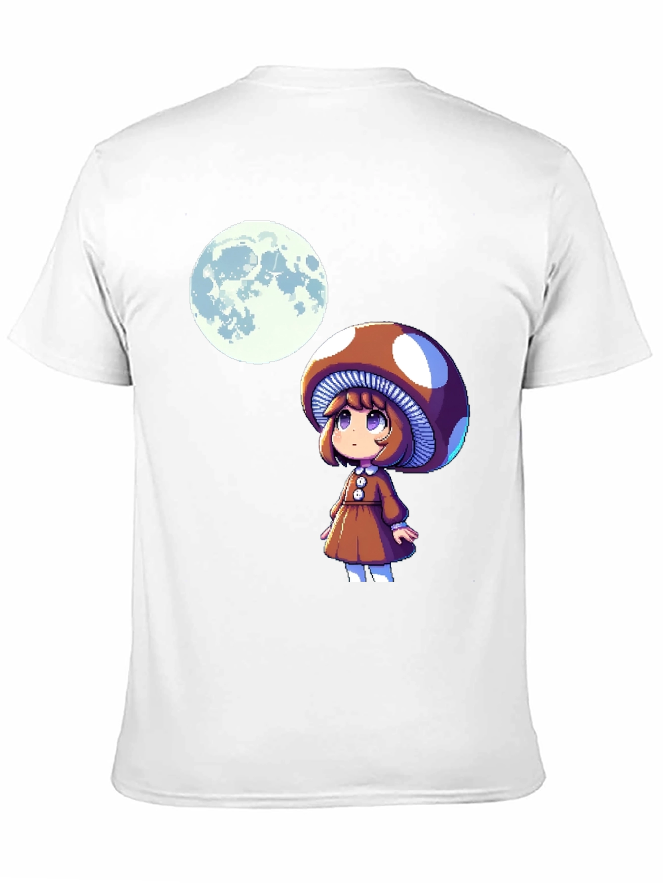 Mushroom Girl T-Shirt - Cute Anime Design