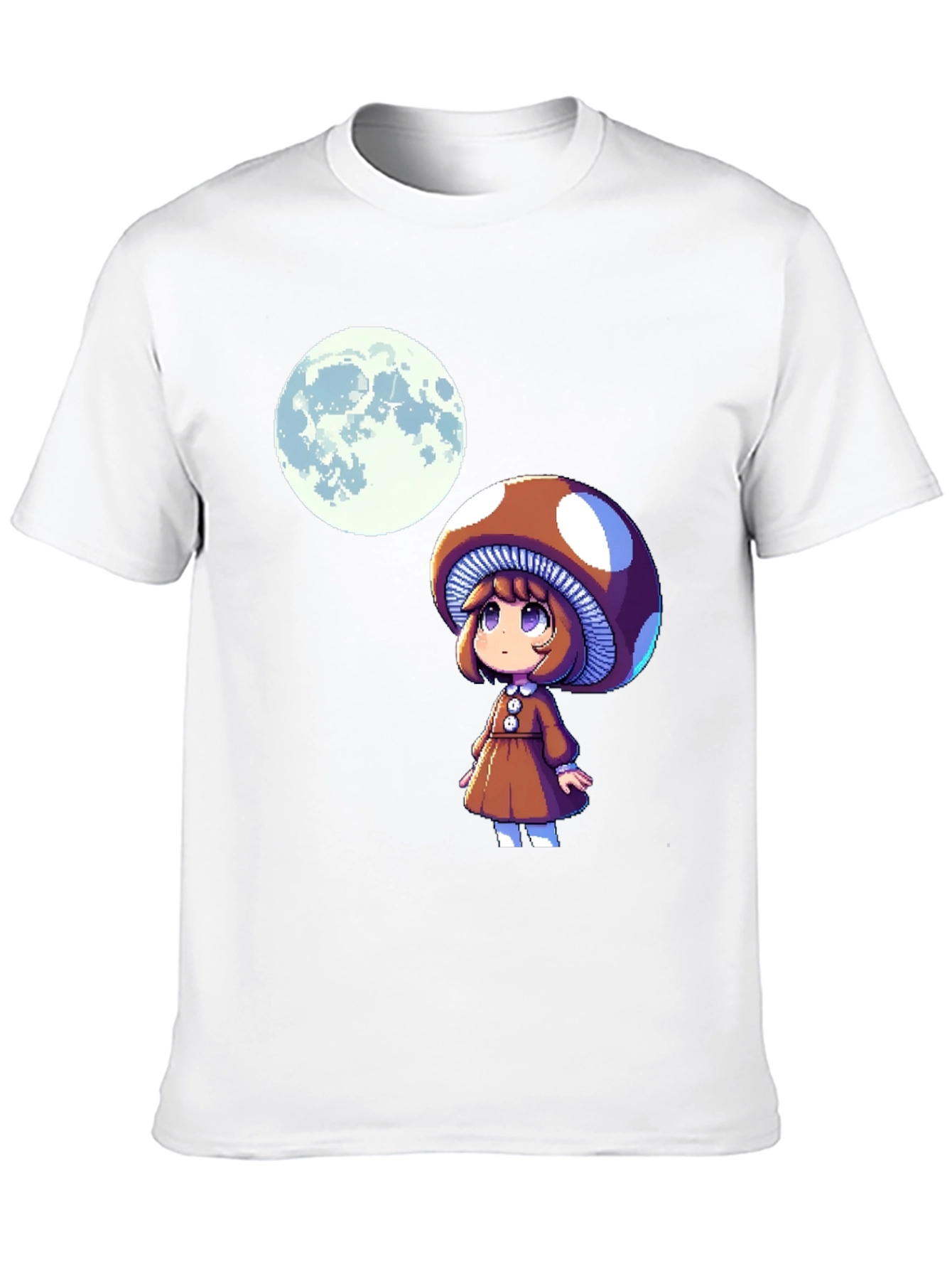 Mushroom Girl T-Shirt - Cute Anime Design
