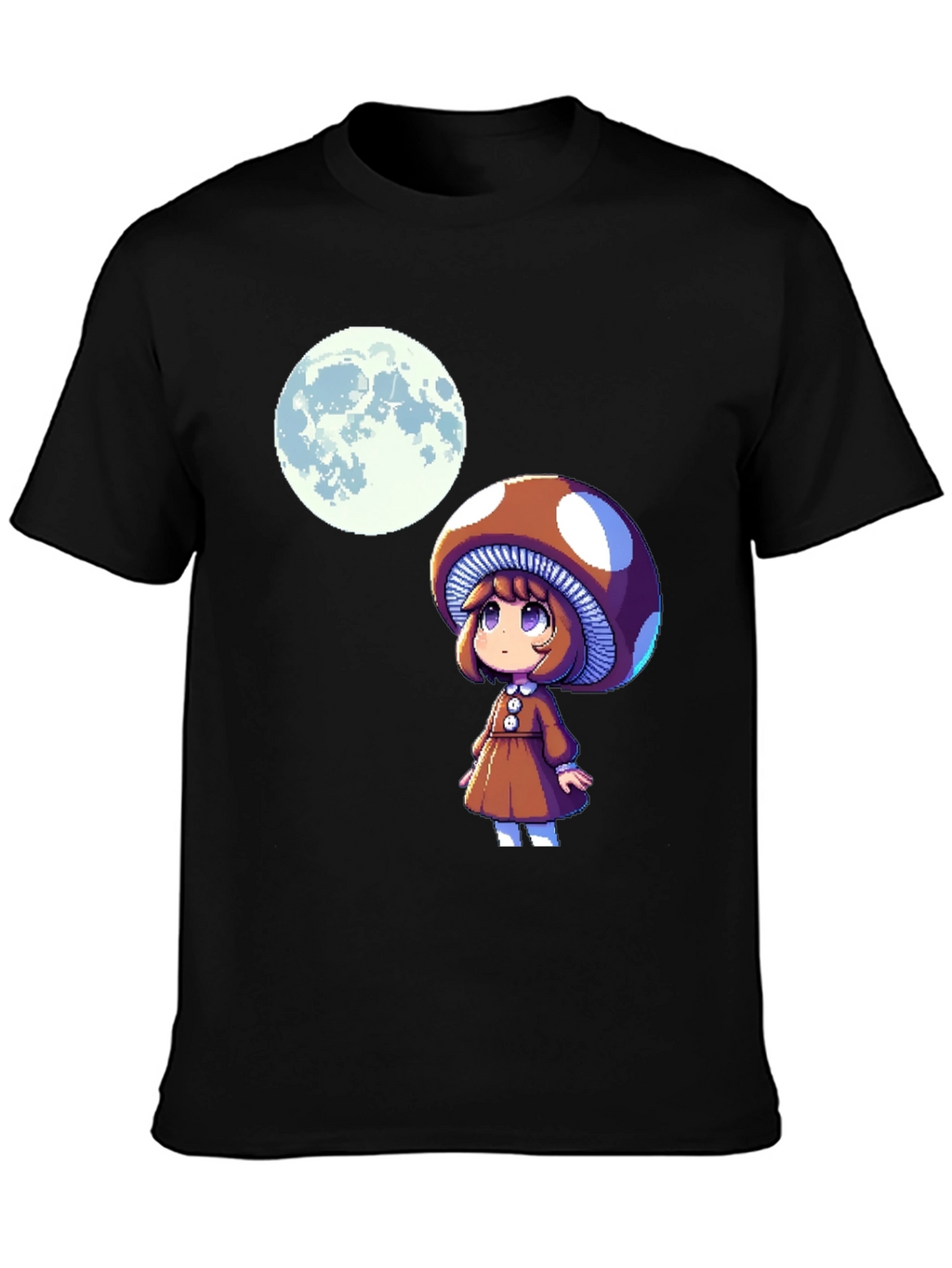 Mushroom Girl T-Shirt - Cute Anime Design