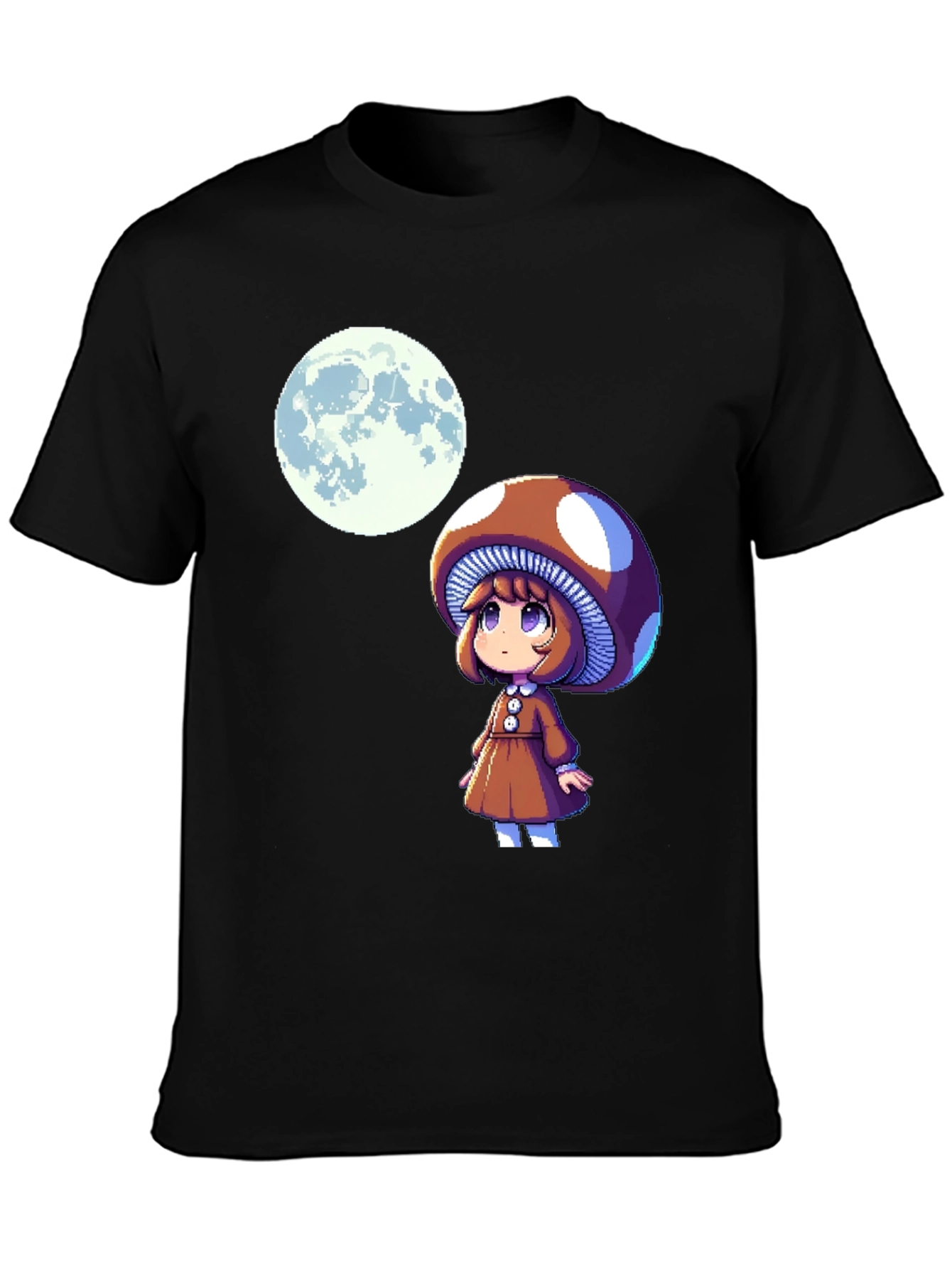 Mushroom Girl T-Shirt - Cute Anime Design
