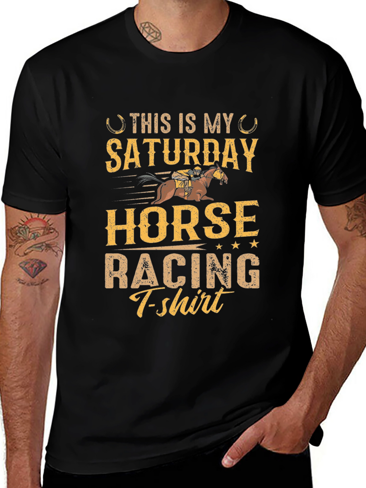 Saturday Horse Racing T-Shirt