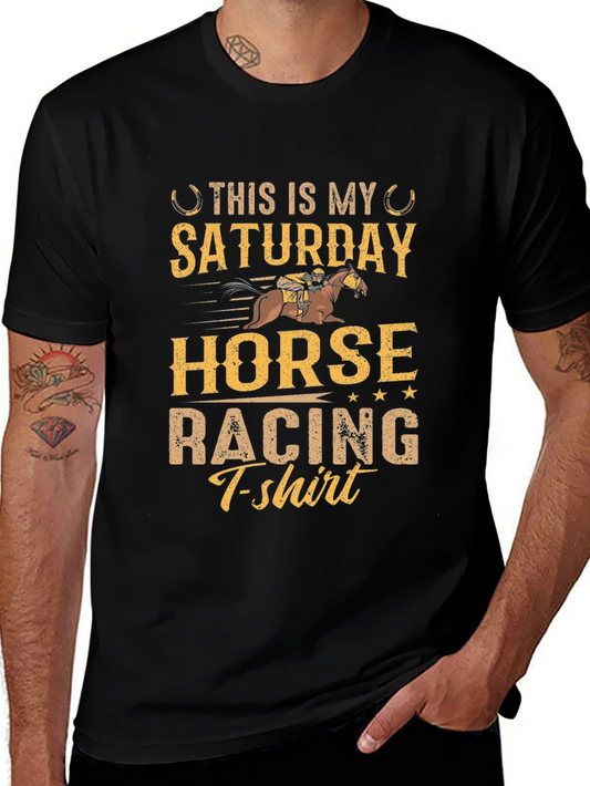 Saturday Horse Racing T-Shirt