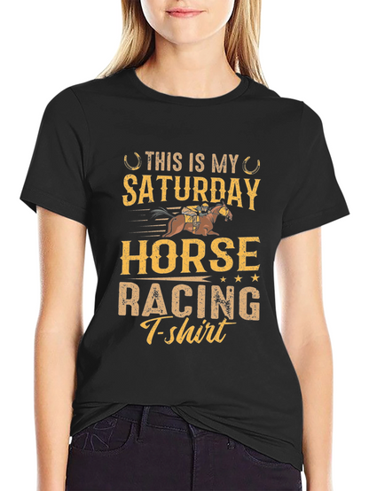 Saturday Horse Racing T-Shirt