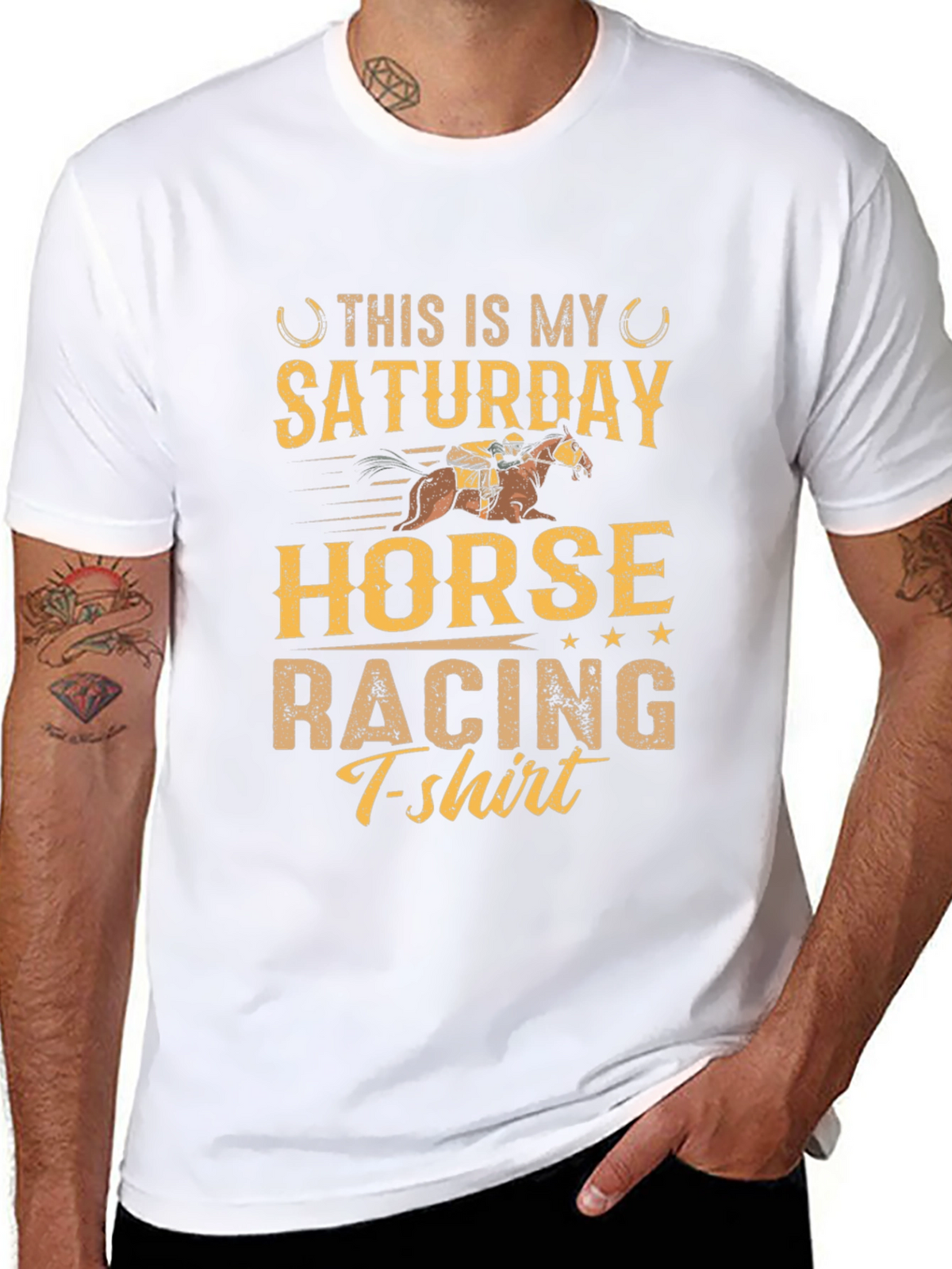 Saturday Horse Racing T-Shirt