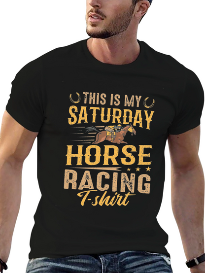 Saturday Horse Racing T-Shirt