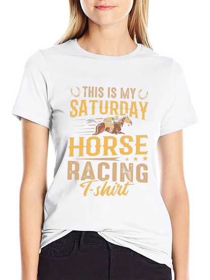 Saturday Horse Racing T-Shirt