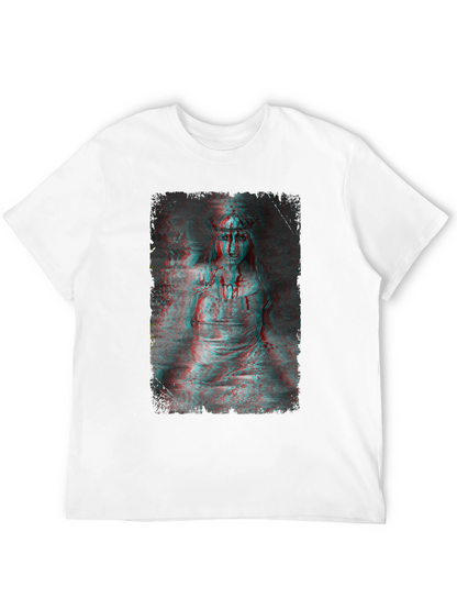 Gothic Horror 3D Graphic Print Black T-Shirt