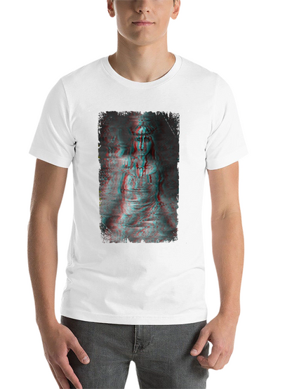 Gothic Horror 3D Graphic Print Black T-Shirt