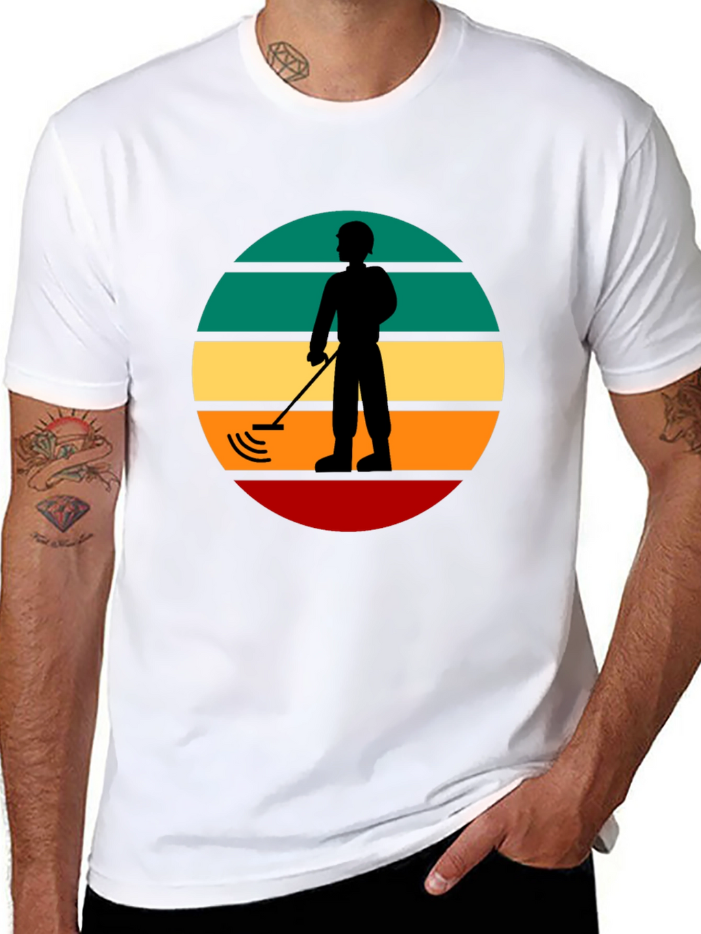 Metal Detecting Graphic Tee