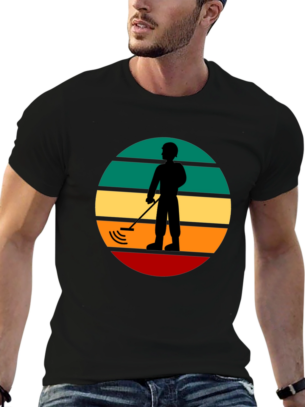 Metal Detecting Graphic Tee