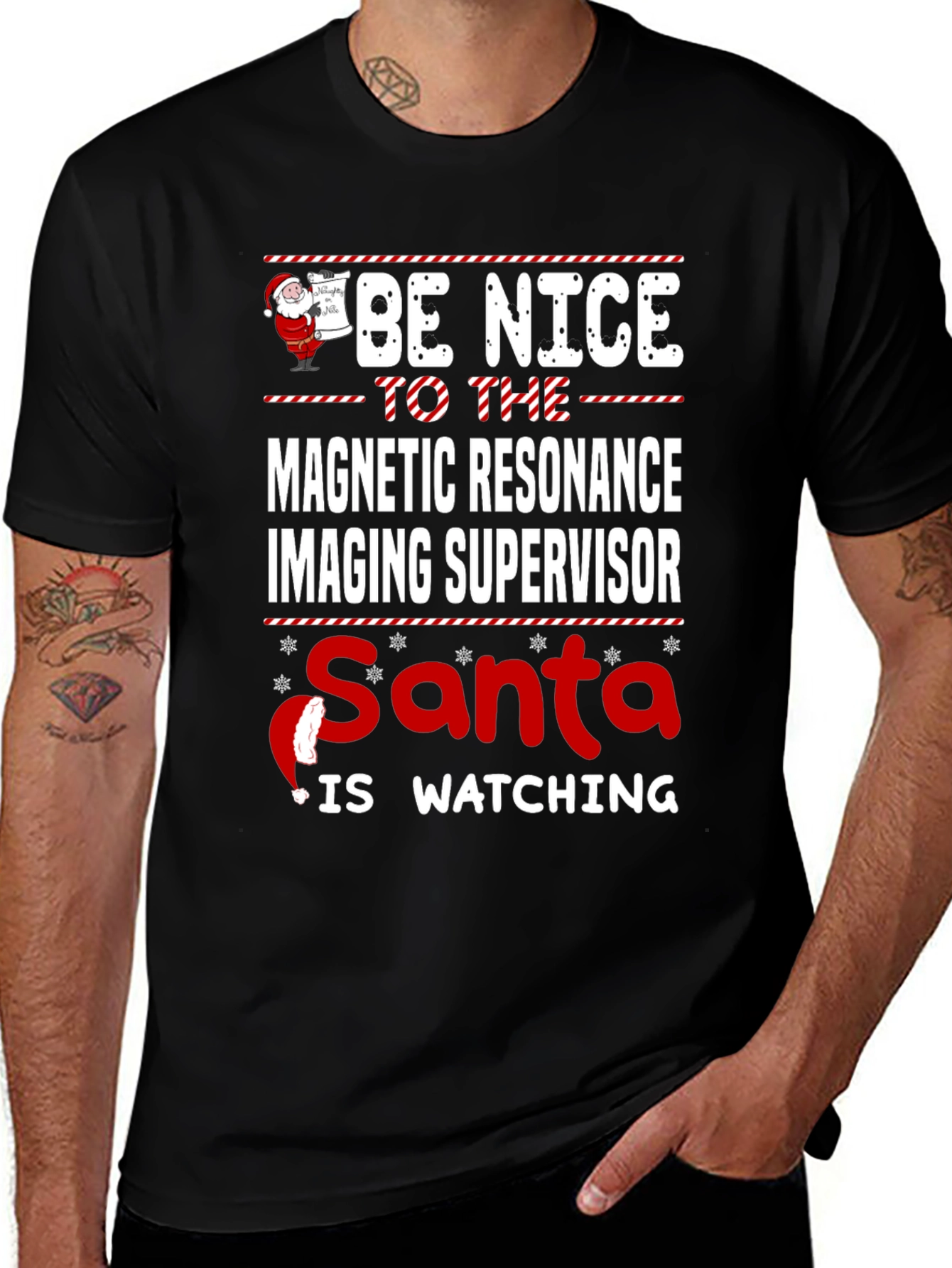 Funny MRI Supervisor Christmas T-Shirt