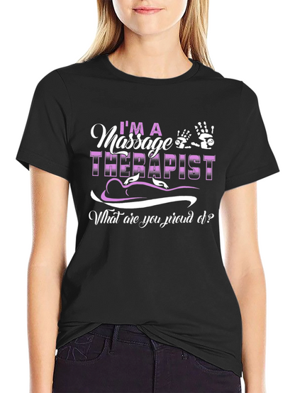Massage Therapist Pride T-Shirt - Gift for Professionals