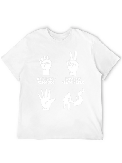 Rock Paper Scissors Graphic T-Shirt